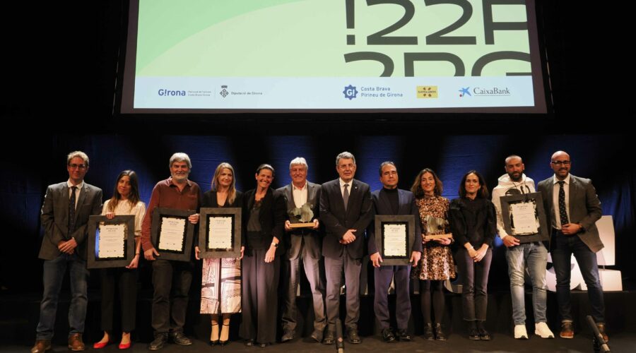 Lliurament del Premis G! 2022 de turisme de les comarques gironines a l’Auditori de Girona. Pere Duran/Nord Media