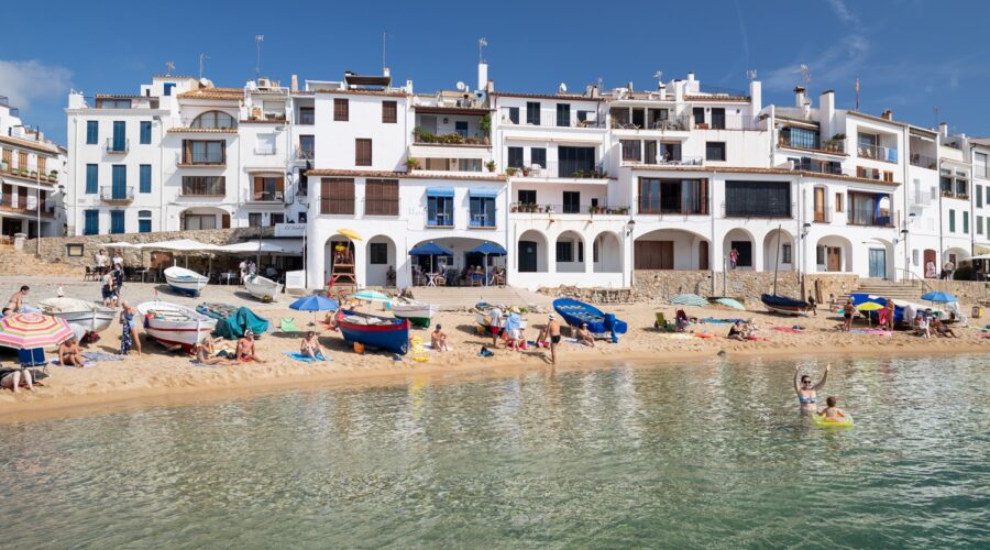 Platja del Port Bo,Calella de Palafrugell. Oscar Dominguez. Arxiu Imatges PTCBG